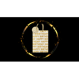 Darčeková taška Happy Birthday, veľkosť L